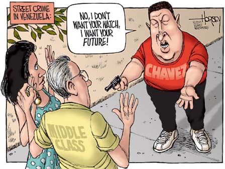 Chavez roba futuro