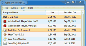 geek uninstaller
