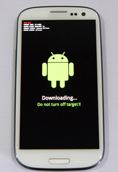 Samsung Galaxy S3 Odin Download Mode 01