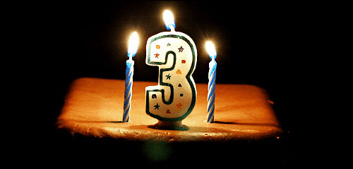 Tercer aniversario