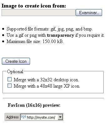 crear favicon