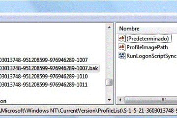 registro profilelist